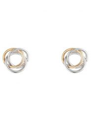 OR ÉCLAT Złote kolczyki-wkrętki "Croisade" rozmiar: onesize. Żółte kolczyki Or Éclat, złote. Za 521.99 zł.