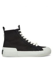 Coccinelle Trampki E4 SXG 24 02 01 Czarny. Czarne trampki Coccinelle, bez wzorów, z materiału, bez zapięcia. Za 629.99 zł.