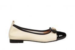 Baleriny Loretta Vitale E40304B Beige 514249, Beżowy, Skóra naturalna - 37. Brązowe baleriny Loretta Vitale, bez wzorów, ze skóry, eleganckie, bez obcasa, bez zapięcia. W wyprzedaży za 199.00 zł.