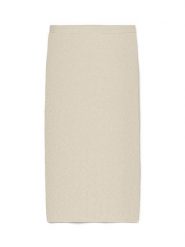 Vero Moda Spódnica dzianinowa w kolorze beżowym rozmiar: L. Brązowe spódnice Vero Moda, l, bez wzorów, z dzianiny, midi. Za 96.60 zł.