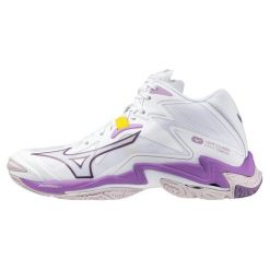 Buty do siatkówki Kobieta Mizuno Wave Lightning Z8 biały. Białe buty treningowe Mizuno, bez wzorów, bez zapięcia, do siatkówki, mizuno wave. W wyprzedaży za 618.35 zł.