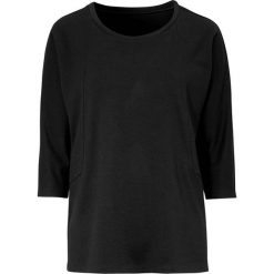 Cellbes Bluzka czarny female czarny 34/36. Czarne bluzki Cellbes, bez wzorów, z dżerseju, bez kołnierzyka, bez ramiączek. W wyprzedaży za 69.00 zł.
