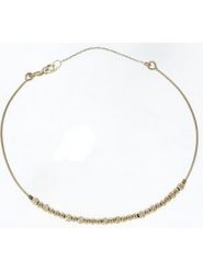 DIAMANTA Złota bransoletka "Pépites d'Or" z elementami ozdobnymi rozmiar: onesize. Żółte bransoletki DIAMANTA, złote. Za 527.10 zł.