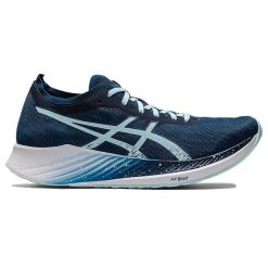 Buty do biegania damskie Asics Magic Speed. Niebieskie buty do biegania ASICS, bez wzorów, bez zapięcia, do biegania. Za 534.00 zł.