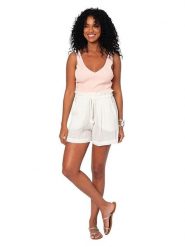 Aller Simplement Szorty w kolorze białym rozmiar: 38/40. Białe szorty Aller Simplement, bez wzorów, z bawełny. Za 43.99 zł.