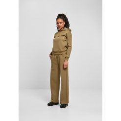 Spodnie damskie Urban Classics straight pin tuck. Zielone spodnie sportowe Urban Classics, bez wzorów, długie. Za 206.00 zł.