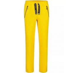 Szorty Damskie Luhta Jantoniemi. Żółte spodnie dresowe Luhta, bez wzorów, narciarskie. Za 369.00 zł.