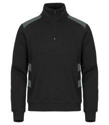 Clique Bluza Ambition Half Zip z recyklingowanego poliestru – Pistol. Szare bluzy CLIQUE, s, bez wzorów, z bawełny, bez ramiączek, bez kaptura. Za 199.99 zł.