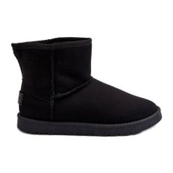 Śniegowce Damskie Cross Jeans MM2R4024 Czarne. Czarne śniegowce bez wzorów, z gumy, za kostkę, bez zapięcia. Za 142.48 zł.