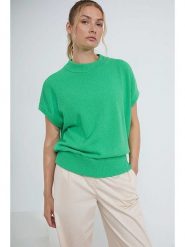 Josephine & Co Sweter "Dian" w kolorze zielonym rozmiar: S. Zielone swetry Josephine & Co, s, bez wzorów, bez ramiączek. Za 127.35 zł.