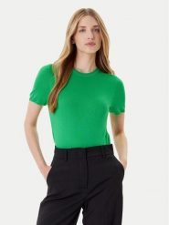 Calvin Klein Sweter LV044A307G Zielony Regular Fit. Zielone swetry Calvin Klein, l, bez wzorów, z wiskozy, bez ramiączek. Za 239.99 zł.
