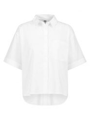 Sublevel Bluzka w kolorze białym rozmiar: S. Białe bluzki Sublevel, s, bez wzorów, z bawełny, bez kołnierzyka, bez ramiączek. Za 82.99 zł.