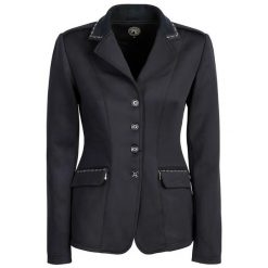 Damska kurtka konkursowa Harry's Horse Pirouette. Niebieskie kurtki HARRYS HORSE, m, bez wzorów, z materiału, bez kaptura. Za 374.50 zł.