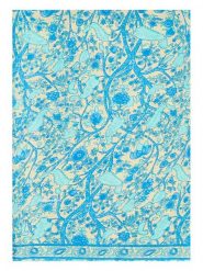 Aller Simplement Szal w kolorze turkusowo-kremowym - 180 x 50 cm rozmiar: 180x50 cm. Białe szaliki i kominy Aller Simplement, bez wzorów, z materiału. Za 17.99 zł.