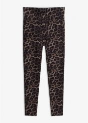 Bezszwowe legginsy modelujące z gumką w talii. Czarne bielizna modelująca bonprix, bez wzorów. Za 84.99 zł.