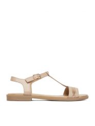 Lasocki Sandały CEO-WI23-FOXI-60 Beżowy. Brązowe sandały Lasocki, bez wzorów, ze skóry, bez obcasa, na płaskiej podeszwie, bez zapięcia. Za 149.99 zł.