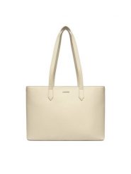 Lasocki Torebka CEO-LSK-M-023-07 Écru. Torebki klasyczne Lasocki, bez wzorów, z materiału, bez dodatków. Za 149.99 zł.