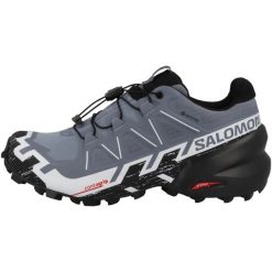 Buty do biegania damskie Salomon Speedcross 6 Gore-tex. Szare buty do biegania Salomon, bez wzorów, z gore-texu, bez zapięcia, do biegania, salomon speedcross, gore-tex. Za 728.00 zł.