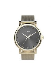 Timex Zegarek Transcend TW2W19500 Złoty. Żółte, analogowe zegarki Timex, złote. Za 319.99 zł.