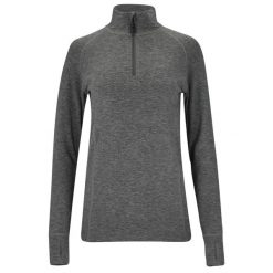 Damska bluzka z długim rękawem Whistler Athene. Szare bielizna termoaktywna damska WHISTLER, bez wzorów, bez ramiączek. Za 239.00 zł.