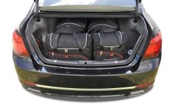 Torby Do Bagażnika Bmw 7 2008-2015 4Szt Kjust. Czarne torby podróżne KJUST, bez wzorów, z kauczuku. Za 1,230.00 zł.