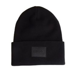 Czapka zimowa Hugo Boss Xevon Beanie Czarna - 50551508-001. Czarne czapki zimowe Boss, bez wzorów, sportowe. Za 240.35 zł.