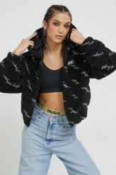 HUGO bluza damska kolor czarny. Czarne bluzy Hugo, l, bez wzorów, bez kaptura. Za 1,029.90 zł.