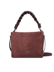 Coccinelle Torebka P6P Boheme Suede Bimaterial E1 P6P 58 01 01 Bordowy. Czerwone torebki klasyczne Coccinelle, bez wzorów, ze skóry, bez dodatków. Za 1,549.00 zł.