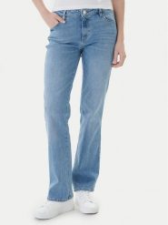 Guess Jeansy W6RA15 D6882 Niebieski Regular Fit. Niebieskie jeansy Guess, z aplikacjami, z bawełny. Za 439.99 zł.
