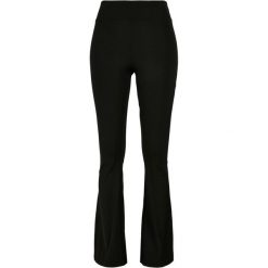 Legginsy Damskie Z Recyklingu Szeroka Z Wysokimi Stanami. Czarne legginsy Urban Classics, bez wzorów, sportowe. Za 154.99 zł.