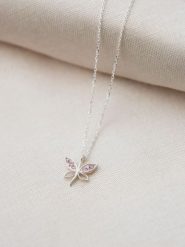 Heliophilia Srebrny naszyjnik z zawieszką - dł. 43 cm rozmiar: onesize. Szare naszyjniki Heliophilia, z materiału, z cyrkonią, srebrne. Za 43.99 zł.