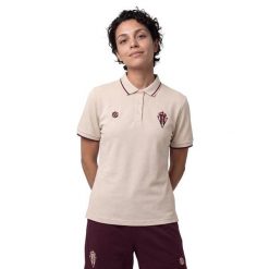 Damska lifestyle’owa piłkarska koszulka polo Siroko RSG Travel Polo Player W. Brązowe t-shirty sportowe SIROKO, m, bez wzorów, z bawełny, bez ramiączek, do piłki nożnej. Za 136.80 zł.