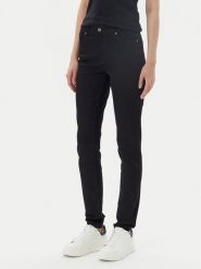 Guess Jeansy W4YA92 D5DL1 Czarny Skinny Fit. Czarne jeansy Guess, z aplikacjami, z bawełny. Za 399.99 zł.