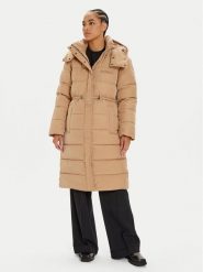 Calvin Klein Kurtka puchowa K20K207740 Beżowy Regular Fit. Brązowe kurtki Calvin Klein, m, bez wzorów, z puchu, bez kaptura. Za 899.99 zł.