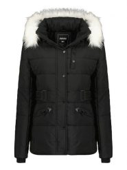 ANAPURNA Parka "Chestana" w kolorze czarnym rozmiar: L. Czarne płaszcze ANAPURNA, l, bez wzorów, klasyczne, bez kaptura. Za 193.70 zł.