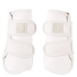 Buty dla koni BR Equitation Pro Max. Białe buty treningowe BR, bez wzorów, z neoprenu, bez zapięcia, do jazdy konnej. Za 250.50 zł.