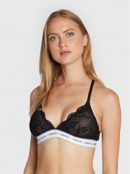 Guess Biustonosz braletka Belle O97C02 KBBT0 Czarny. Czarne biustonosze Guess, z aplikacjami, z syntetyku. Za 119.99 zł.