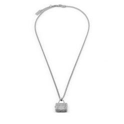 Naszyjnik Marc Jacobs. Szare naszyjniki Marc Jacobs, srebrne. Za 649.99 zł.
