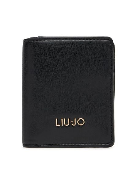 Liu Jo Portfel Ecs Xs Bifold AA5216 E0015 Czarny. Czarne portfele Liu Jo, bez wzorów, ze skóry. Za 189.99 zł.