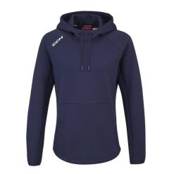 Bluza damska z kapturem CCM w kolorze granatowym XL. Niebieskie bluzy z kapturem CCM, na zimę, m, bez wzorów, z kapturem, na fitness i siłownię. Za 421.00 zł.