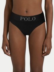 Polo Ralph Lauren Figi klasyczne 4P0569 Czarny. Czarne figi Polo Ralph Lauren, bez wzorów, z syntetyku. Za 176.99 zł.