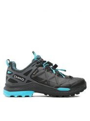 Aku Trekkingi Rocket Dfs Gtx W's 727 GORE-TEX Czarny. Czarne buty trekkingowe Aku, z gore-texu, bez zapięcia. Za 599.99 zł.