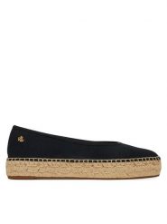 LAUREN RALPH LAUREN Espadryle Luize 802959187001 Czarny. Czarne espadryle Lauren Ralph Lauren, bez wzorów, z materiału, bez obcasa. Za 459.99 zł.