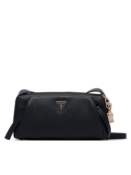 Guess Torebka Devon Mini HWBG97 45720 Czarny. Czarne listonoszki Guess, z aplikacjami, ze skóry, bez dodatków. Za 544.99 zł.