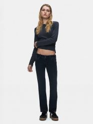 LTB Dżinsy "Molly 200" - Slim fit - w kolorze czarnym rozmiar: W30/L34. Czarne jeansy LTB, l, z aplikacjami, ze skóry, klasyczne. Za 161.73 zł.