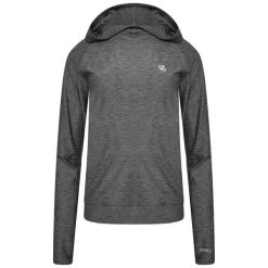 Bluza sportowa z kapturem damska Sprint City. Zielone bluzy Dare 2b, bez wzorów, z elastanu, z kapturem, do biegania. W wyprzedaży za 139.99 zł.