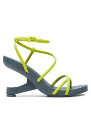 United Nude Sandały Eamz Lee 1082680716 Zielony. Zielone sandały United Nude, bez wzorów, ze skóry, bez obcasa, na słupku, bez zapięcia. Za 1,499.00 zł.