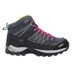 Buty trekkingowe damskie CMP Rigel Mid Wp. Szare buty trekkingowe CMP, z materiału, bez zapięcia. Za 544.00 zł.