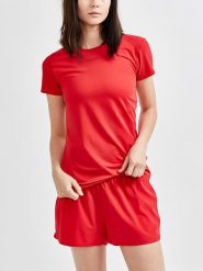 Craft Koszulka sportowa "ADV Essence" w kolorze czerwonym rozmiar: XL. Czerwone t-shirty sportowe Craft, xl, bez wzorów, z materiału, bez ramiączek, outdoorowe. Za 118.84 zł.