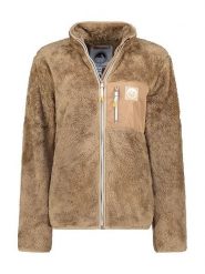 Geographical Norway Kurtka polarowa "Upecious" w kolorze szarobrązowym rozmiar: XXL. Brązowe kurtki Geographical Norway, xxl, bez wzorów, z polaru, bez kaptura. Za 96.60 zł.